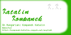 katalin kompanek business card